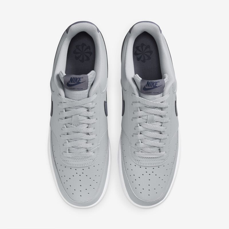 Nike Court Vision Low Next Nature, Gris lobo/Azul marino medianoche/Blanco/Carbón claro, hi-res