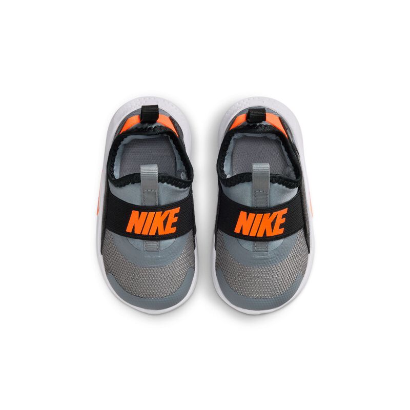 Nike Flex Runner 4, Gris Fr&iacute;o/Naranja Total-Negro-Blanco, hi-res