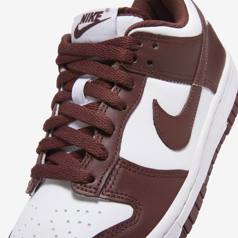 Nike Dunk Low, Blanco/Secoya-Rojo Gimnasio, hi-res