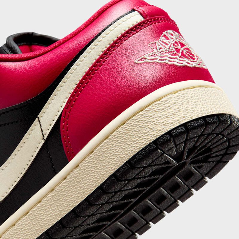 Air Jordan 1 Low, Hibisco místico/Negro/Leche de coco, hi-res