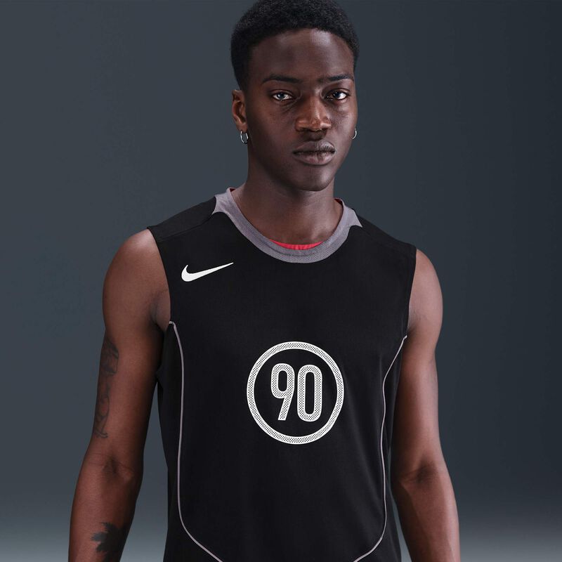 Nike Total 90, Negro/Grafito Claro/Rojo Gimnasio/Vela, hi-res