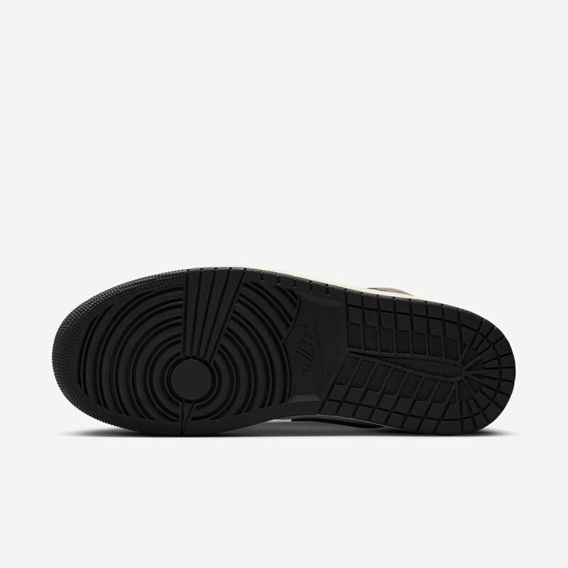 Air Jordan 1 Mid SE, Blanco/Cueva/Sulfuro oscuro/Gris aceite, hi-res