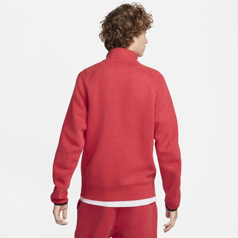 Nike Sportswear Tech Fleece, Rojo universitario claro jaspeado/Negro, hi-res