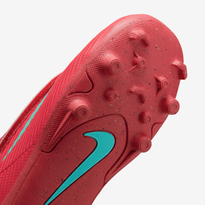 Nike Jr. Mercurial Vapor 16 Club, Brasa Resplandor/Verde Aurora, hi-res