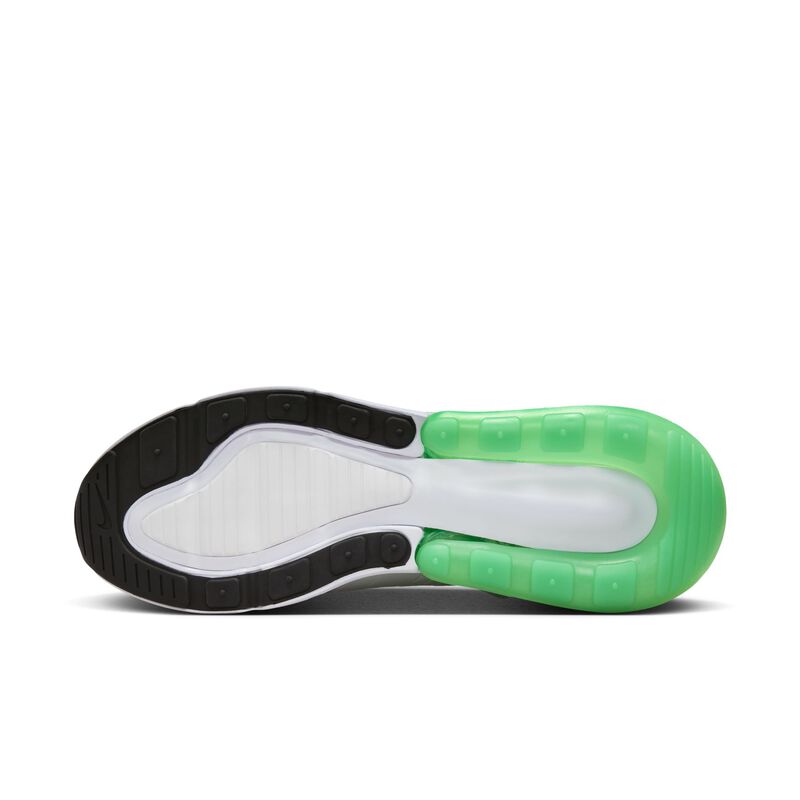 Nike Air Max 270, Plata Claro/Verde Shock-Negro-Blanco, hi-res