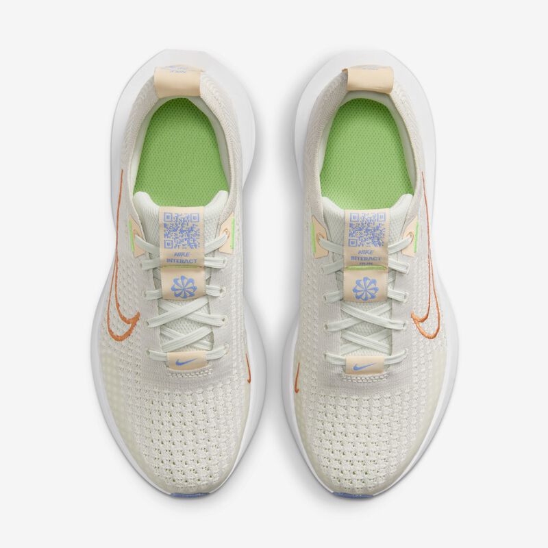 Nike Interact Run, Hueso Claro/Vela Mandarina Brillante, hi-res