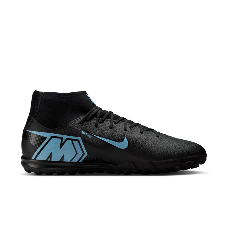 Nike Mercurial Superfly 10 Academy, Negro/Azul Hielo, hi-res