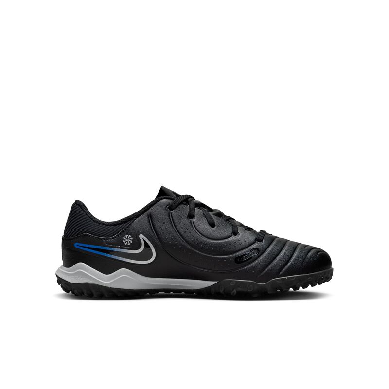 Nike Jr. Tiempo Legend 10 Academy TF, Negro/Hiperroyal/Cromo, hi-res