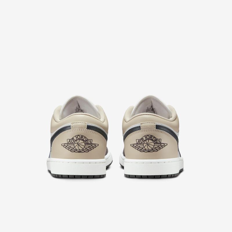 Air Jordan 1 Low, Blanco Cumbre/Ratán/Sombrío Apagado, hi-res