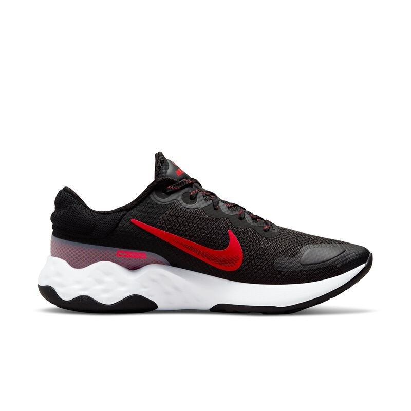 Nike Renew Ride 3, Negro/Blanco/Gris humo/Rojo universitario, hi-res