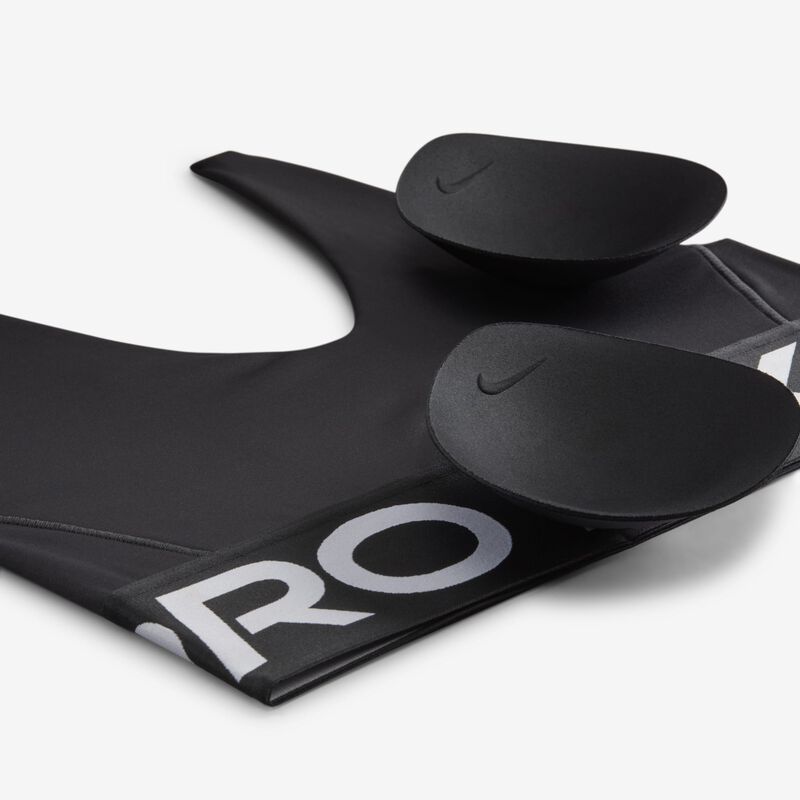 Nike Pro Indy Plunge, Negro/Blanco/Blanco, hi-res