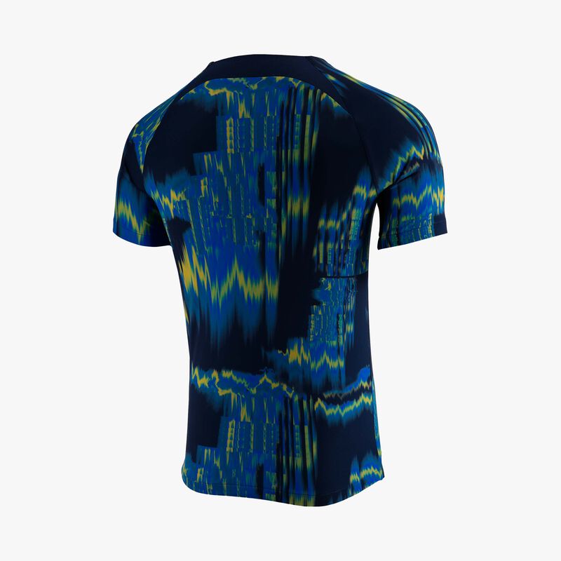 Nike Polo Manga Corta Alianza Lima 2024 para hombre, Azul/Dorado, hi-res