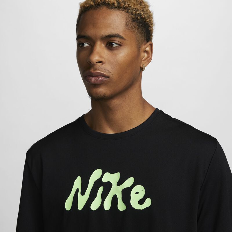 Nike Dri-FIT UV Miler Studio '72, Negro/Avalancha lima, hi-res