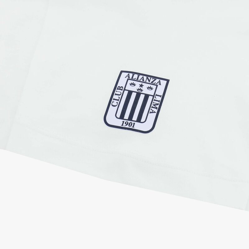 Nike Polo Manga Corta Alianza Lima 2025, Blanco/Azul Vacío/Púrpura Psíquico, hi-res