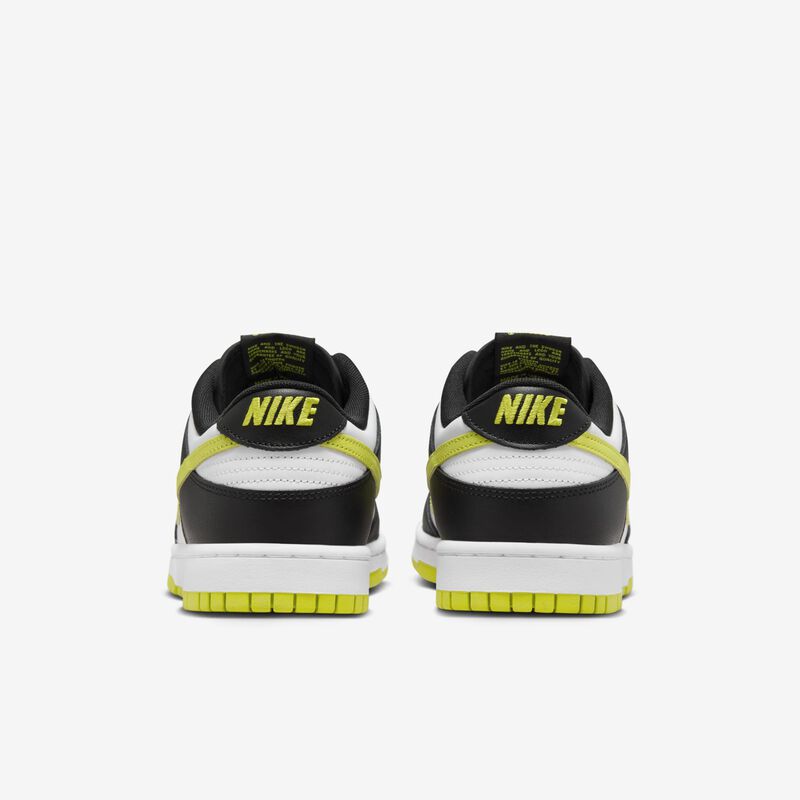 Nike Dunk Low Retro, Blanco/Negro/Cactus Brillante, hi-res