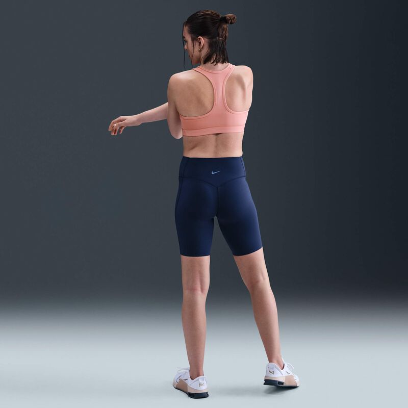 Nike Swoosh Medium Support, Rosa Óxido/Blanco, hi-res