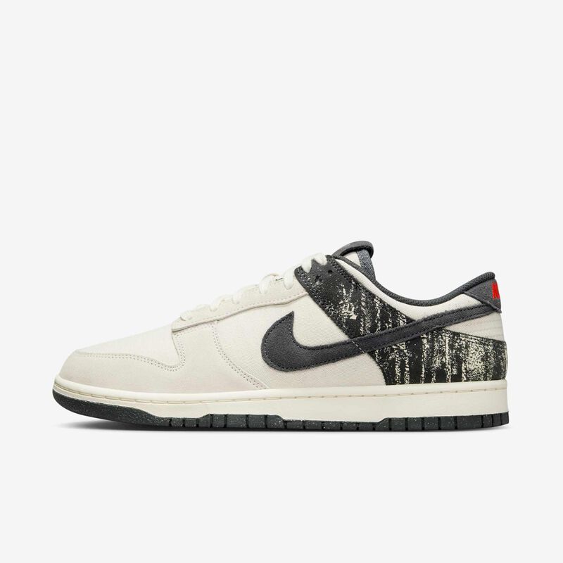Nike Dunk Low Retro SE, Marfil Pálido/Rojo Picante/Gris Humo Oscuro, hi-res