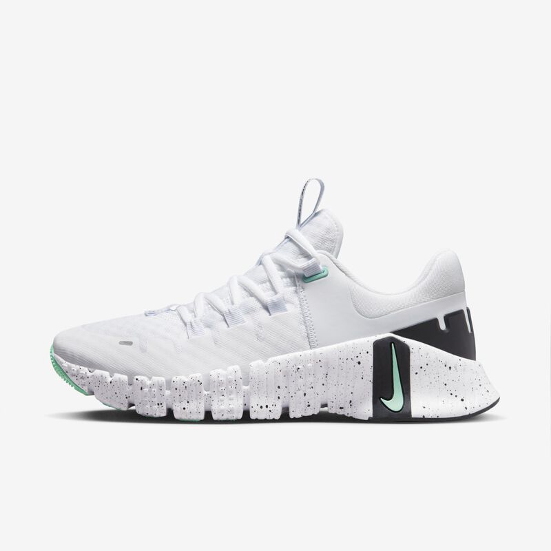 Nike Free Metcon 5, Blanco/Esmeralda-Negro, hi-res