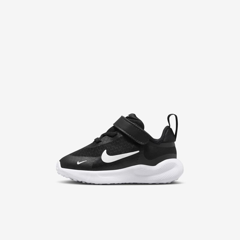 Nike Revolution 7, Negro/Blanco/Blanco, hi-res