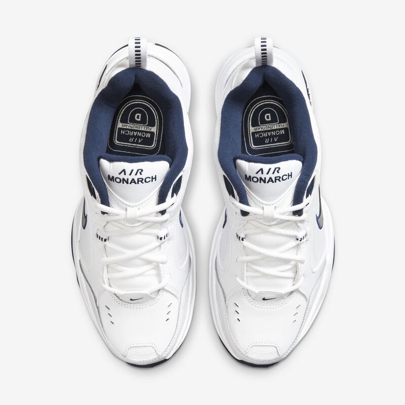Nike Air Monarch IV, Blanco/Plata Metalizado, hi-res