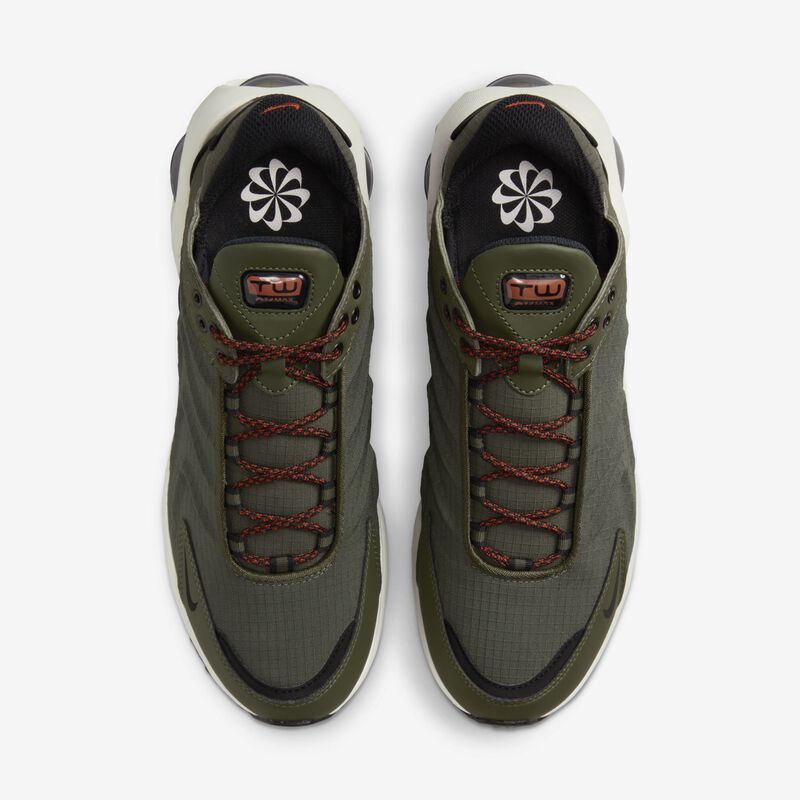 Nike Air Max TW, Caqui militar/Fantasma/Naranja fuerte/Negro, hi-res