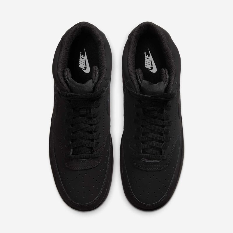 Nike Court Vision Mid, Negro/Negro/Negro, hi-res