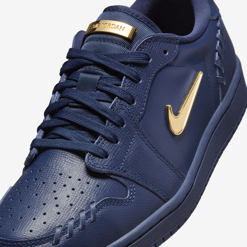 Air Jordan 1 Low Method of Make, Azul Marino Medianoche/Oro Metalizado, hi-res