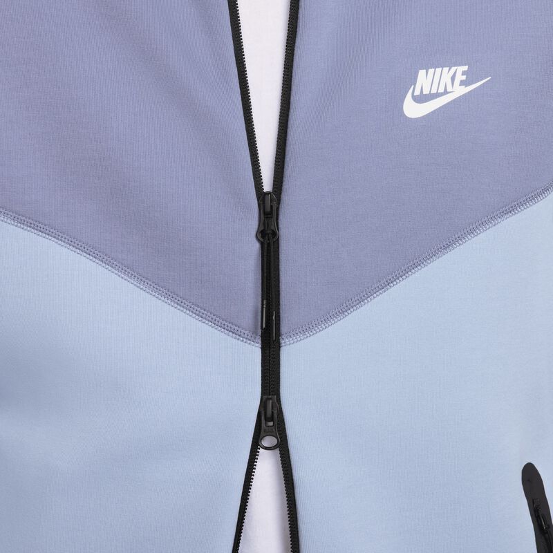 Nike Sportswear Tech Fleece Windrunner, Azul Marino Claro/Pizarra Ceniza/Blanco, hi-res