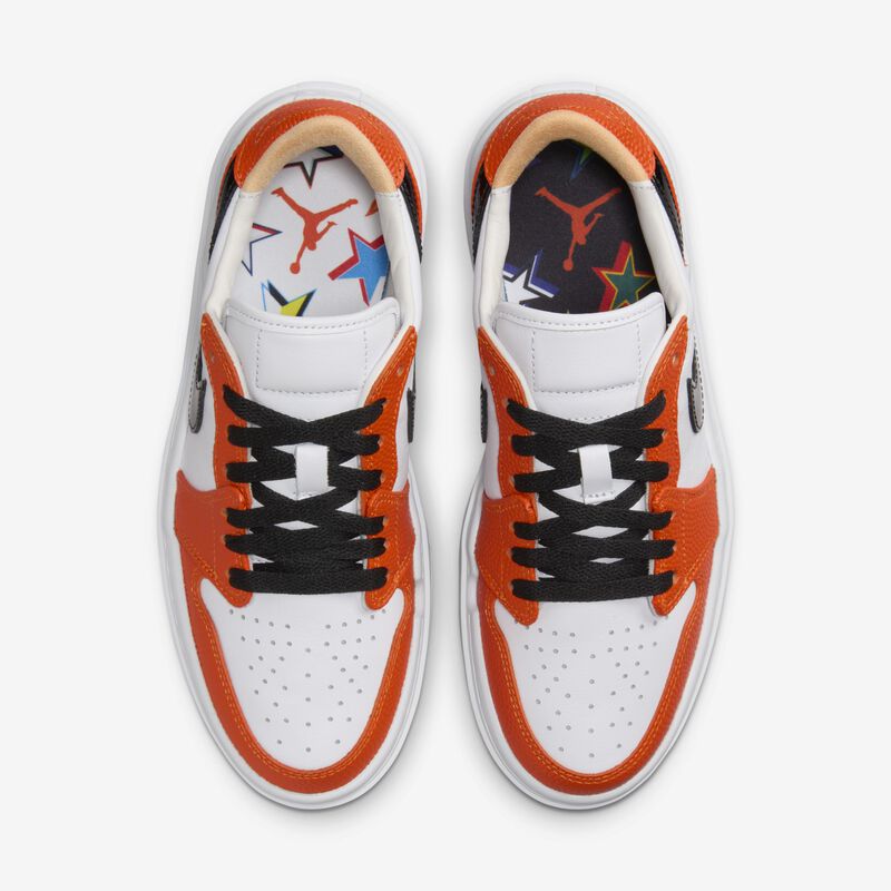 Air Jordan 1 Elevate Low SE, Naranja brillante/Blanco/Negro, hi-res