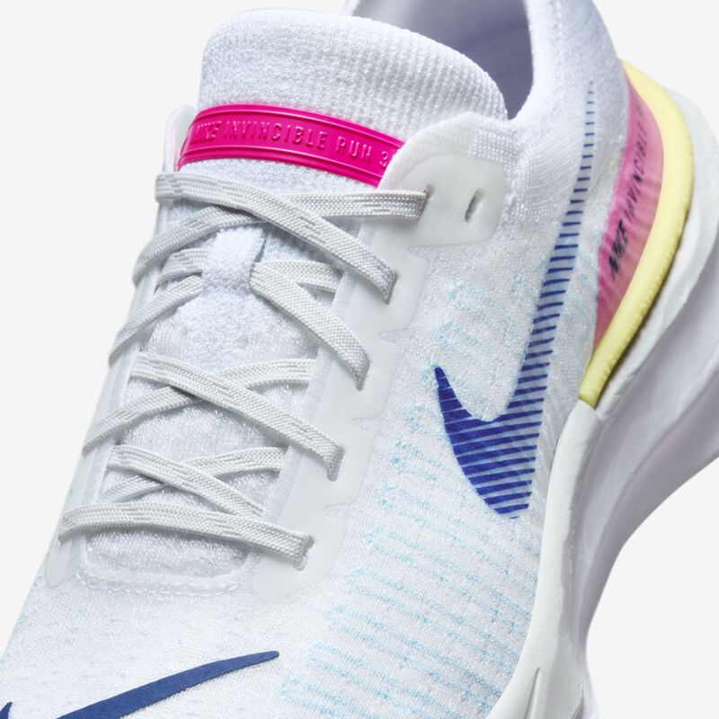 Nike Invincible 3, Blanco/Polvo Fosforito/Rosa Feroz/Azul Real Profundo, hi-res