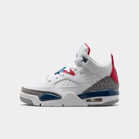 Jordan Son of Mars Low, Blanco/Rojo universitario/Gris humo claro/Azul genuino, hi-res