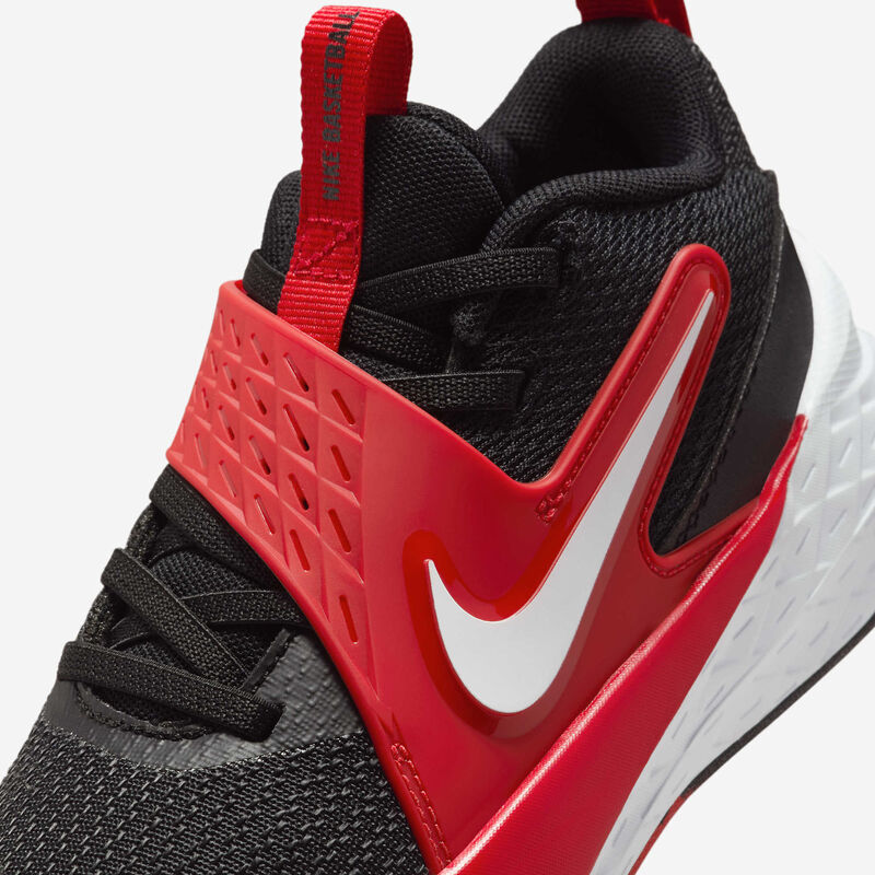 Nike Team Hustle D 12, Negro/Rojo Universitario/Blanco, hi-res