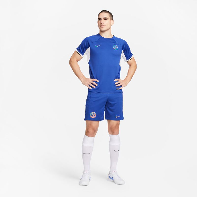Chelsea FC local 2023/24 Stadium, Rush Blue/Blanco/Club Oro, hi-res