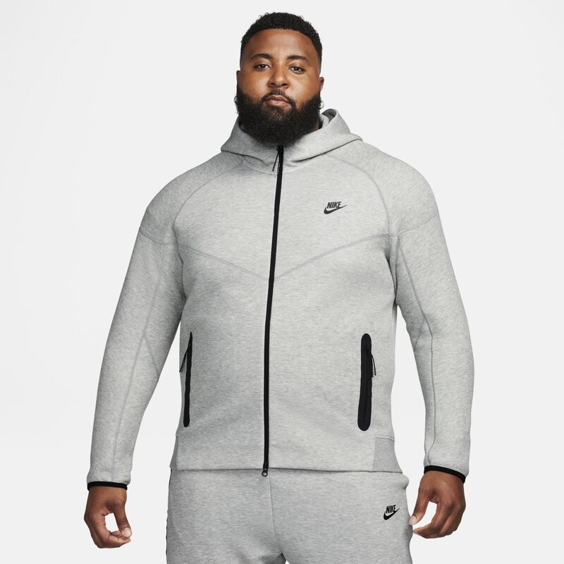 Nike Sportswear Tech Fleece Windrunner, Gris oscuro jaspeado/Negro, hi-res