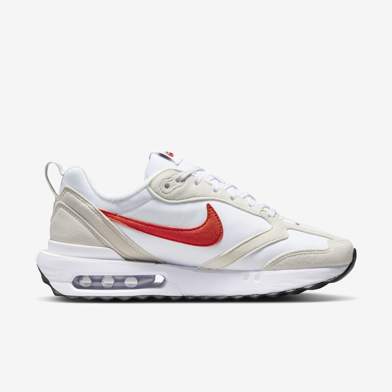 Nike Air Max Dawn, Blanco/Hueso claro/Negro/Rojo picante, hi-res