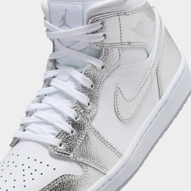 Zapatilla Air Jordan 1 Mid SE, Blanco, hi-res