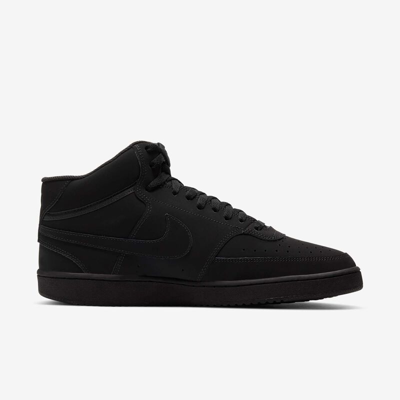 Nike Court Vision Mid, Negro/Negro/Negro, hi-res