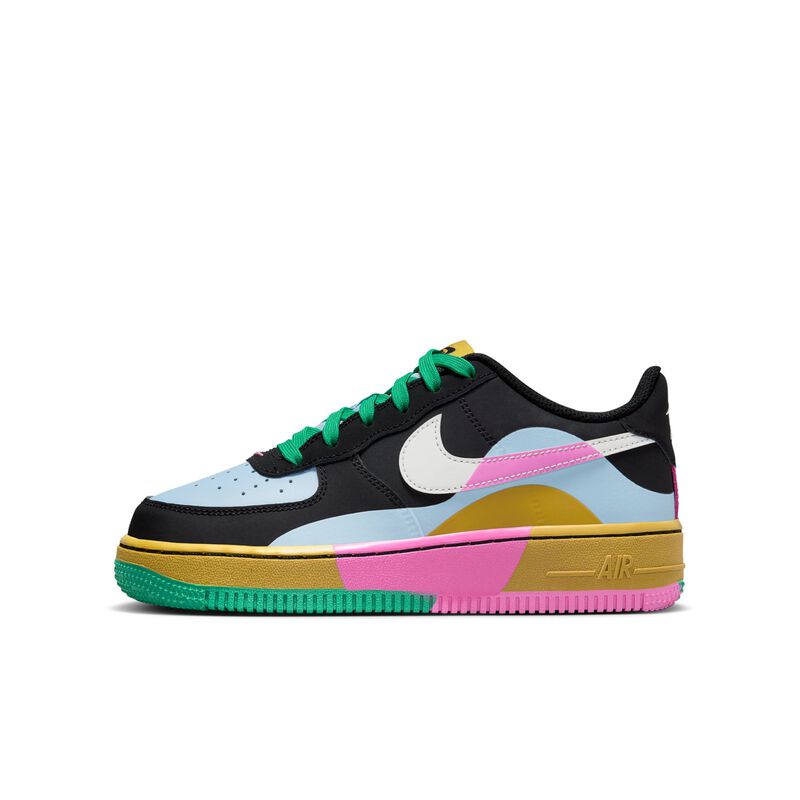 Nike Air Force 1 LV8 2, Negro/Blanco Cumbres-Azul Marfil, hi-res