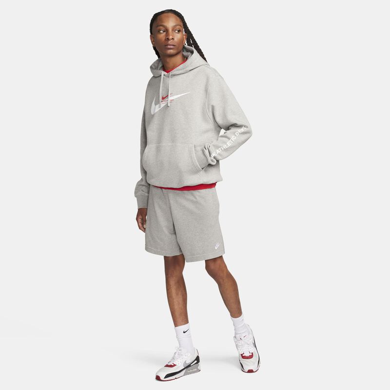 Nike Club, Gris Oscuro Jaspeado/Blanco, hi-res