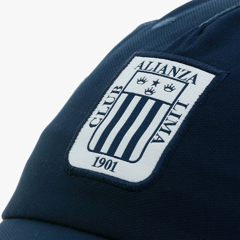 Nike Club Gorra Alianza Lima 2026, Azul Marino Medianoche/Ala Plateada/(Blanco), hi-res