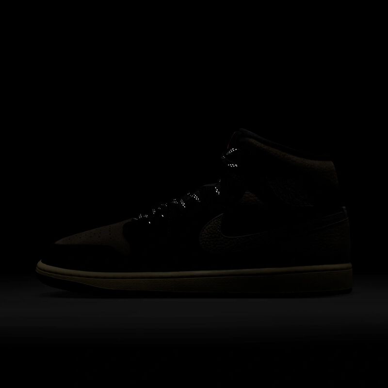 Zapatilla Air Jordan&nbsp;1 Mid SE, Negro, hi-res