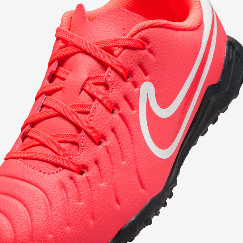 Nike Jr. Tiempo Legend 10 Club, Lava Cálido/Blanco, hi-res