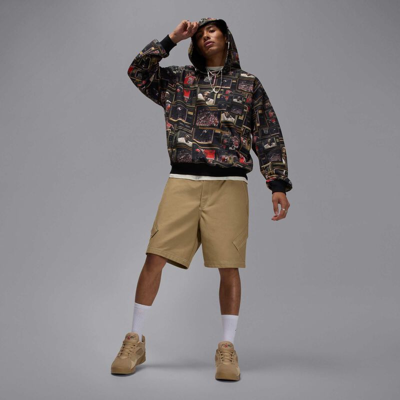 Jordan Brooklyn Fleece, Negro/Vela, hi-res