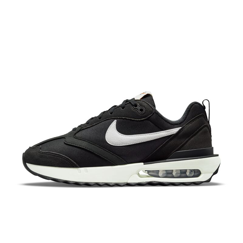 Nike Air Max Dawn, Negro/Plata Metalizado/Naranja Total/Blanco Cumbre, hi-res