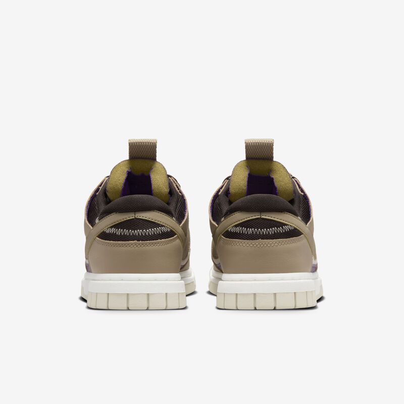 Nike Air Dunk Jumbo, Marrón verdoso claro/Marrón terciopelo/Morado campo/Caqui, hi-res