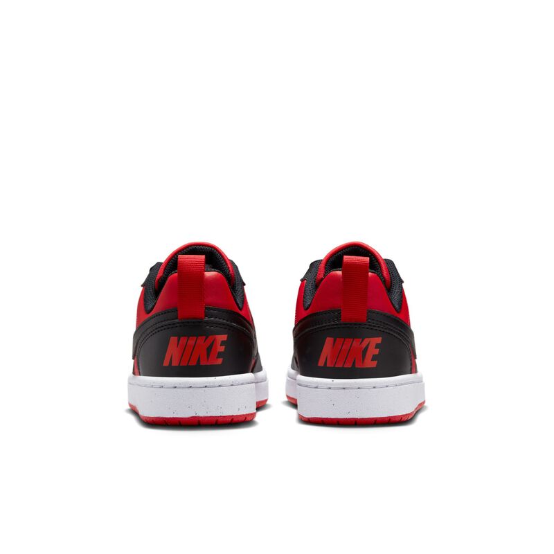 Nike Court Borough Low Recraft, Rojo Universitario/Blanco/Negro, hi-res