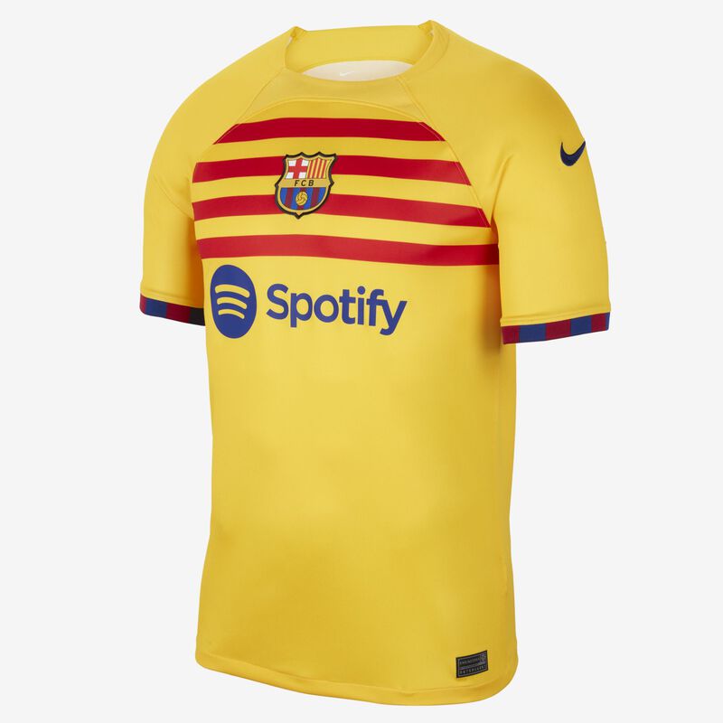 FC Barcelona complementario 2023/24 Stadium, Amarillo/Rojo universitario/Azul royal intenso, hi-res