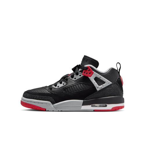 Jordan&nbsp;Spizike Low, Negro/Gris lobo/Blanco/Rojo gimnasio, hi-res