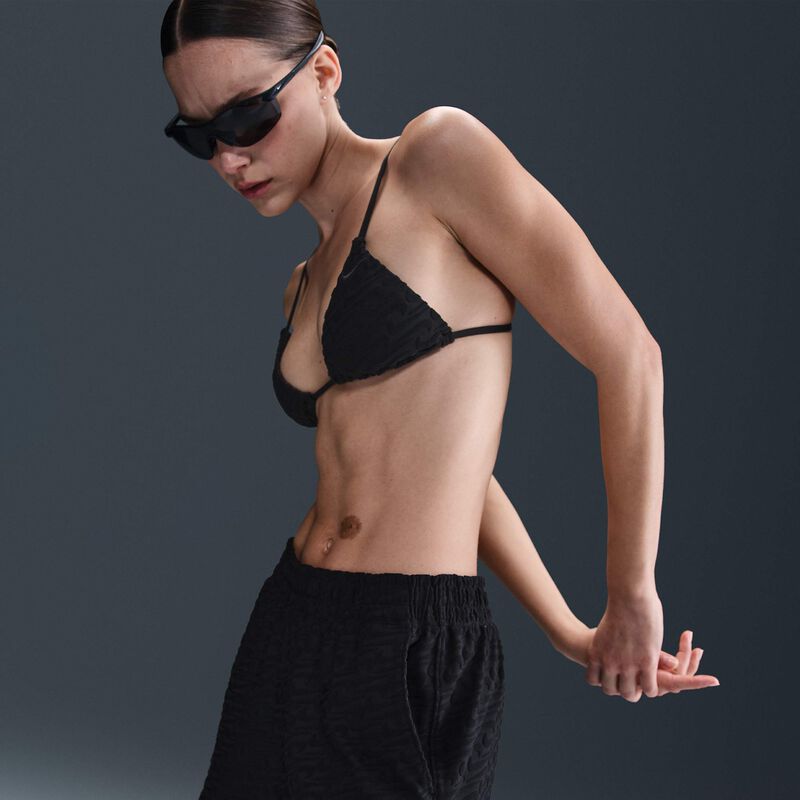 Nike Swim Swoosh Link, Negro, hi-res