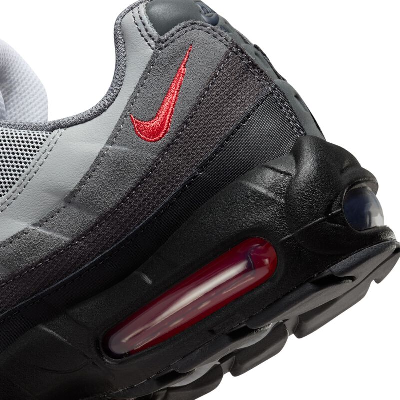 Nike Air Max 95, Negro/Antracita/Gris ahumado/Rojo pista, hi-res
